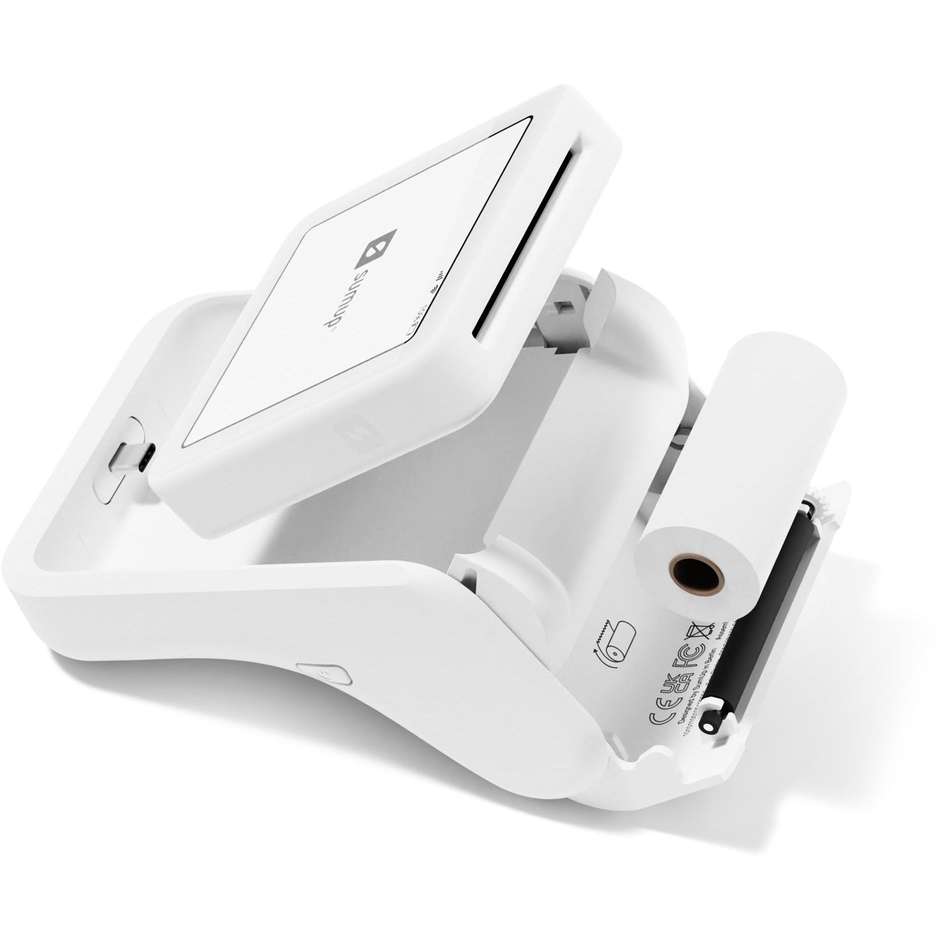 SumUp Solo con stampante, terminale POS Wi-Fi e 4G, bianco