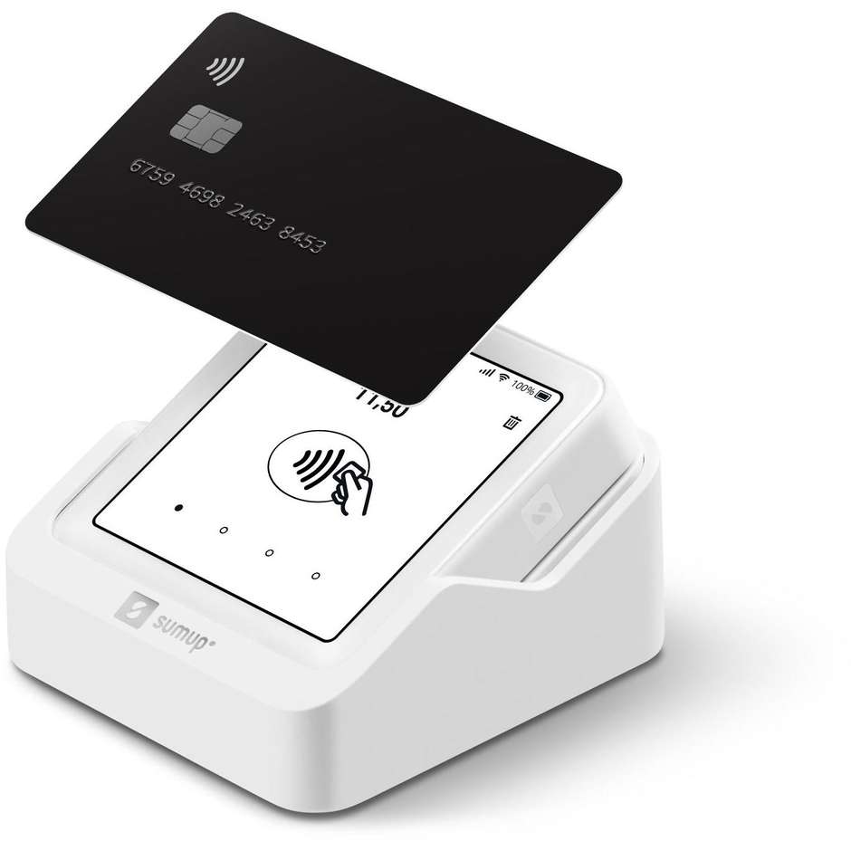 SumUp Solo terminale POS Wi-Fi e 4G, bianco