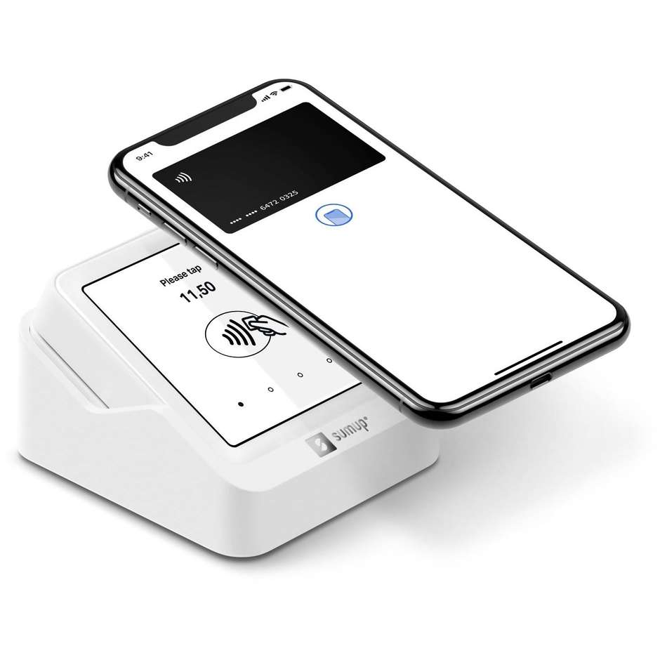 SumUp Solo terminale POS Wi-Fi e 4G, bianco