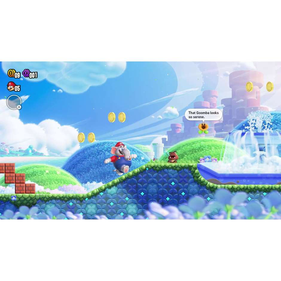 Super Mario Bros. Wonder per Nintendo Switch (0045496479817) Videogioco Platform 2D a Scorrimento Edizione Standard Italiano Scheda di Gioco