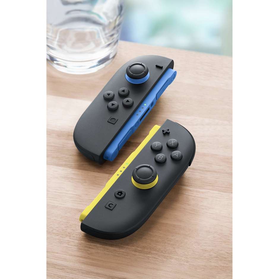 sw2 controller joy-con 2 coppia blu e giallo chia