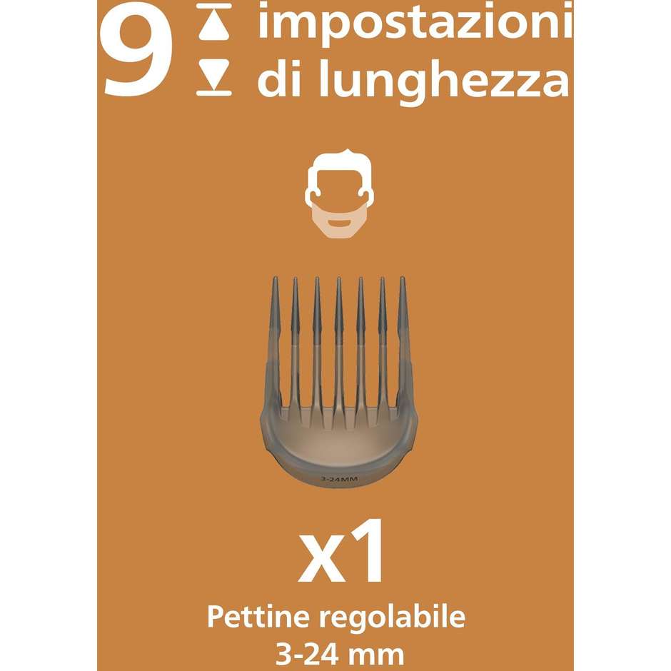tagliacapelli serie 3000 9 imp lunghezza 3 mm bei
