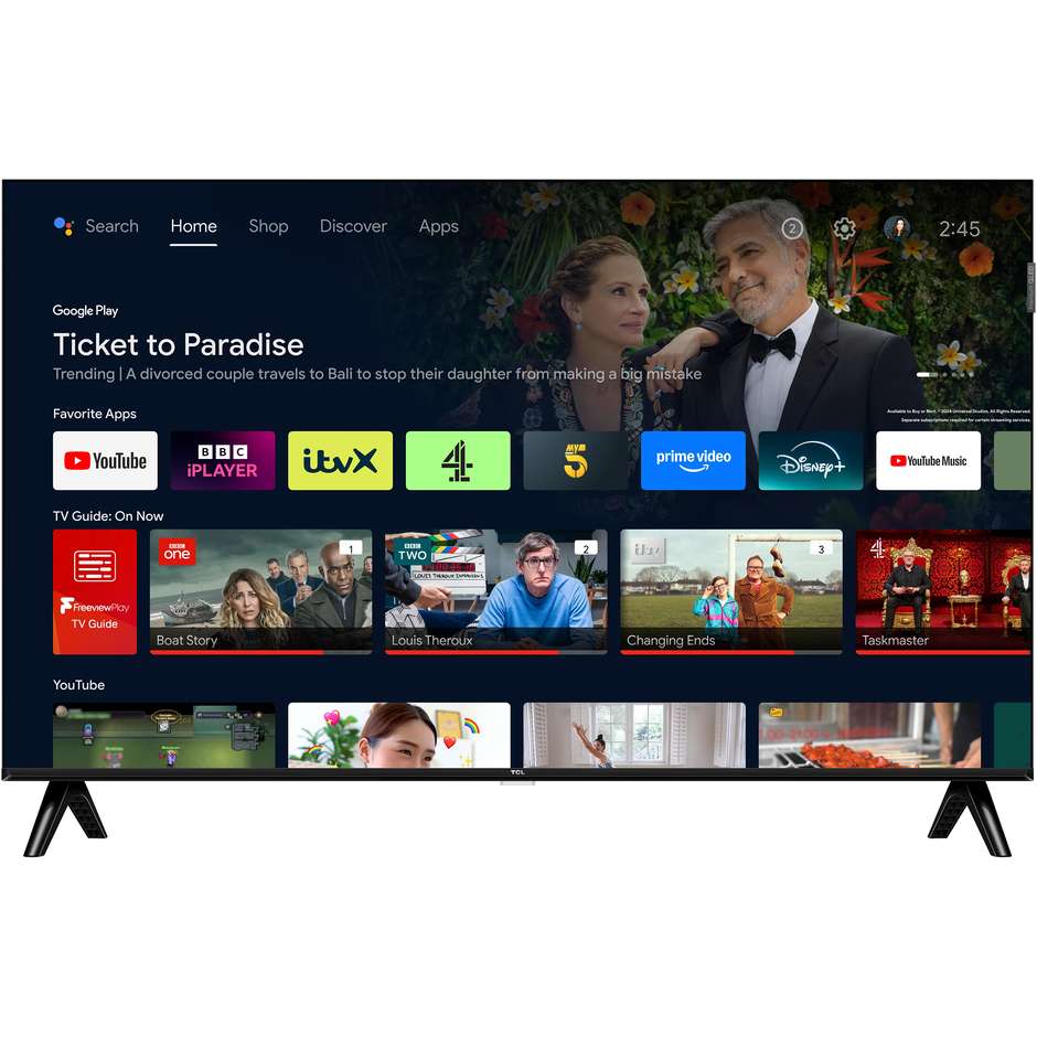 TCL 40S5L TV QLED Full HD 40" HDR Smart TV Nero