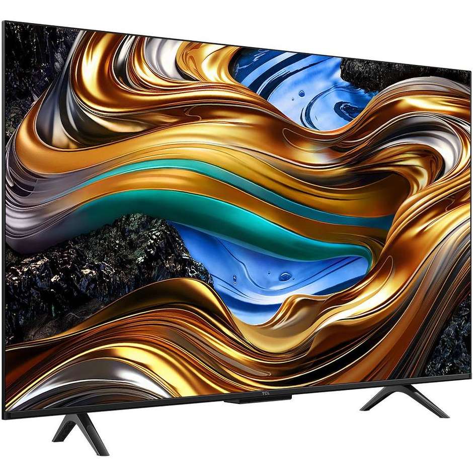 TCL 43P79B Tv LED 43" 4K Ultra HD Smart Tv Wi-Fi Classe F Colore Nero