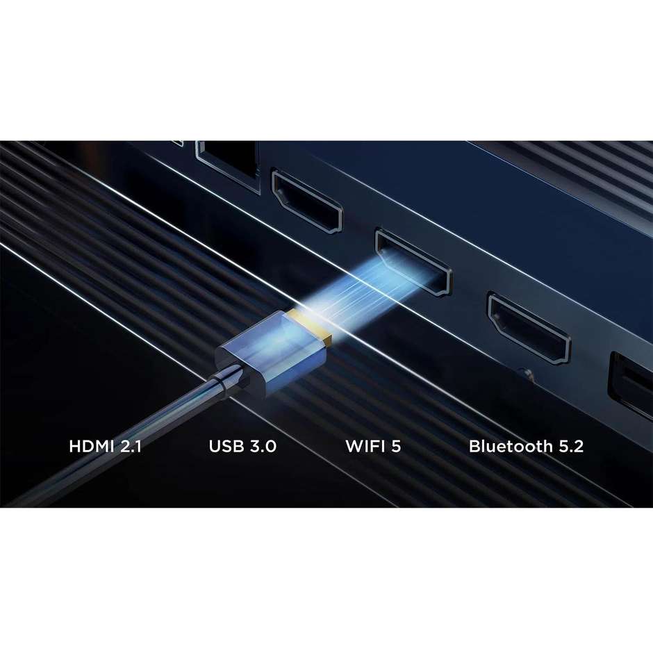 TCL 43T69C 43" QLED 4K HDR Google TV Nero