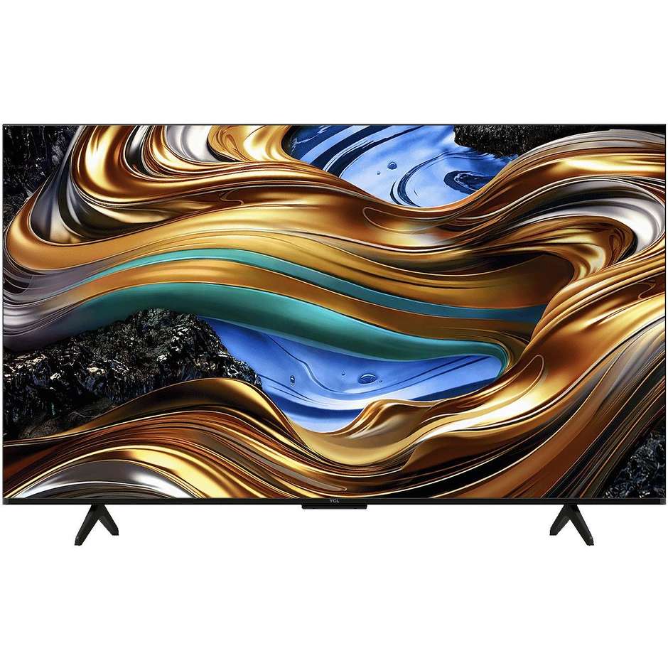 TCL 50P79B Tv LED 50" 4K Ultra HD Smart TV Wi-Fi Classe F Colore Nero