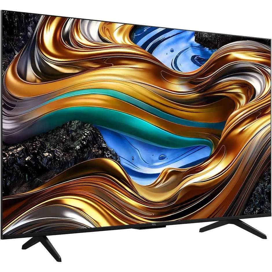 TCL 50P79B Tv LED 50" 4K Ultra HD Smart TV Wi-Fi Classe F Colore Nero