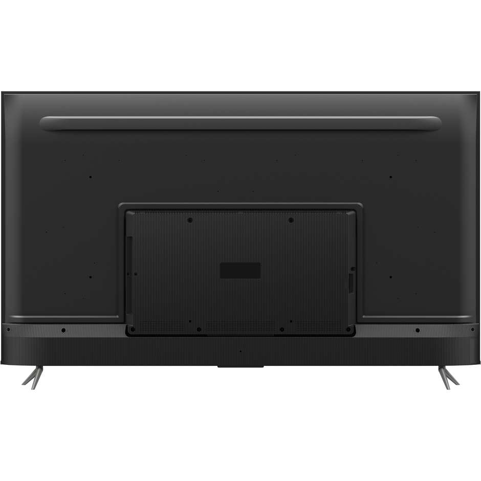 TCL 55C631 Tv LED 55" 4K Ultra HD Google TV Wi-Fi Classe F Colore cornice Argento