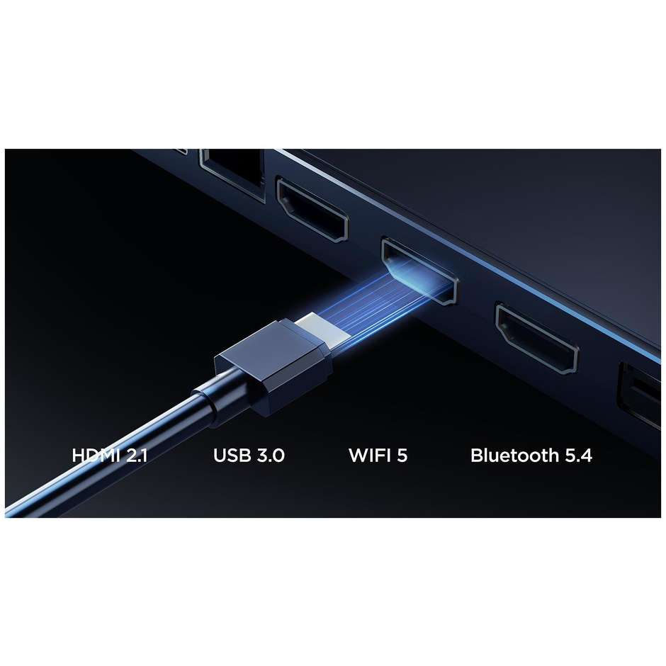 TCL 55C69KS Smart TV 55" LED 4K Ultra HD Google TV Colore Metallic