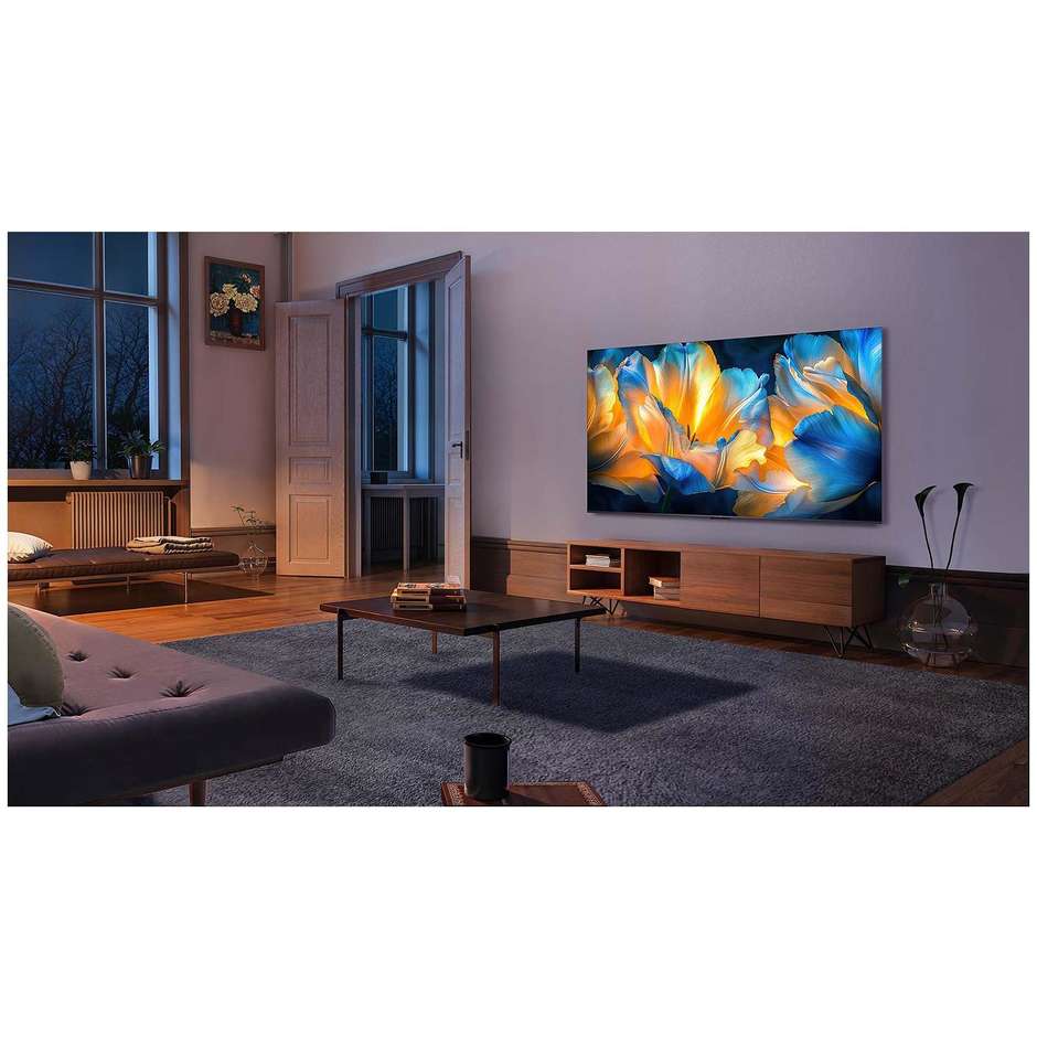 Tcl 55C69KS Smart TV LED 55" 4K Ultra HD Wi-Fi DVB-T2 Classe F Nero