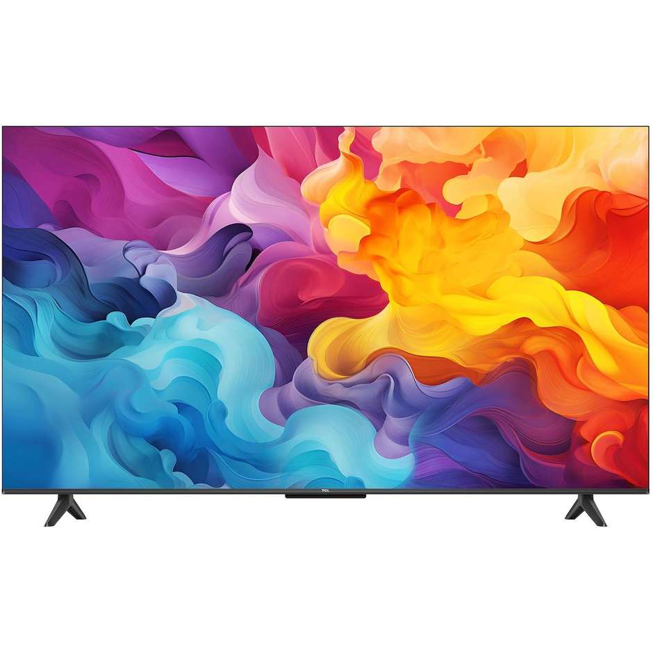 TCL 55P655 Smart TV 55" LED 4K Ultra HD Google TV Colore Black