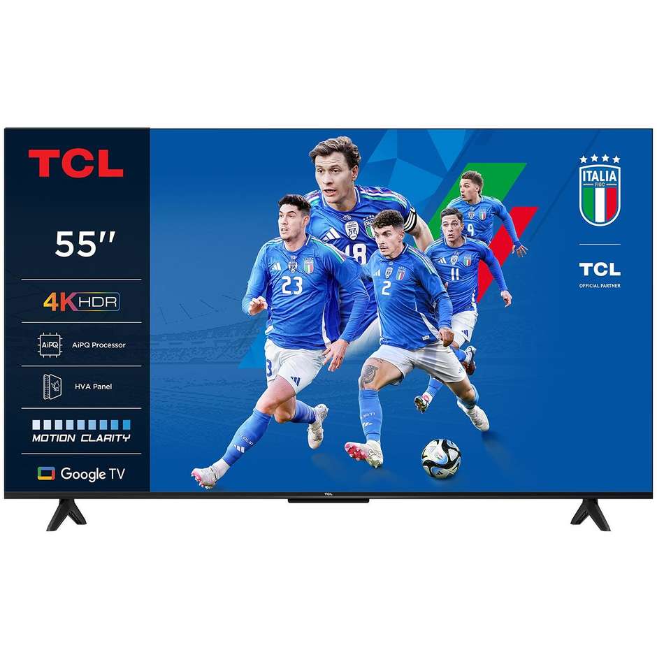TCL 55P69K Smart TV 55" LED 4K Ultra HD Google TV Colore Black