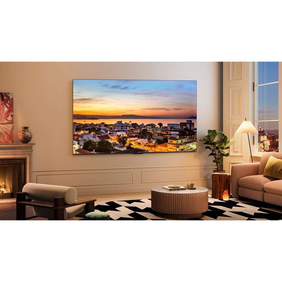 TCL 55P79B TV 55" 4K Ultra HD Smart TV Wi-Fi Classe F Colore Nero