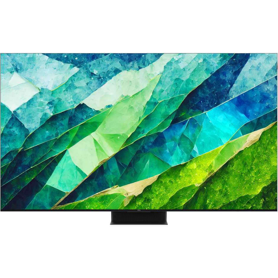 TCL 65C855 TV LED 65" 4K Ultra HD Smart TV Wi-Fi Classe F Colore Nero