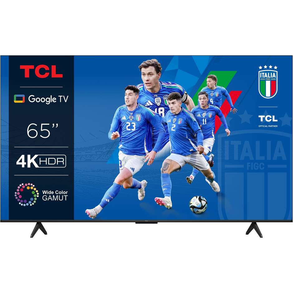 TCL 65P79B Tv LED 65" 4K Ultra HD Smart Tv Wi-Fi Classe F Colore Nero