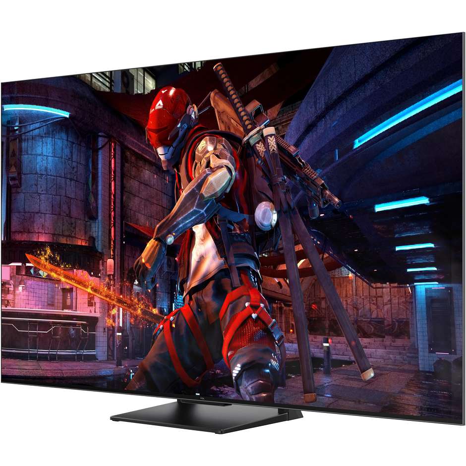 TCL 75C745 Smart TV 75" QLED 4K Ultra HD Google TV Colore Titanium