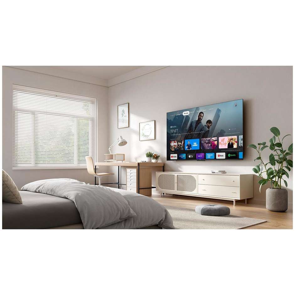 TCL 75P69K Smart TV 75" LED 4K Ultra HD Google TV Colore Black