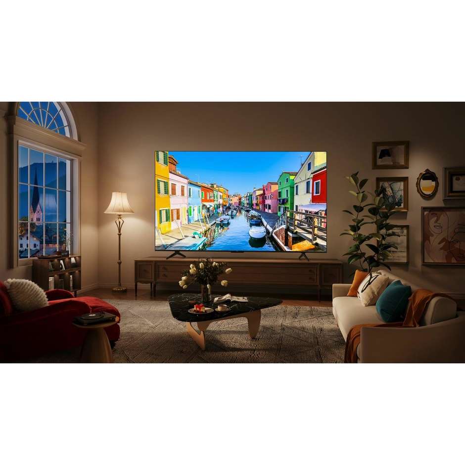 TCL 85C655 TV QLED 85" 4K Ultra HD Smart TV Wi-Fi Classe F colore cornice nero