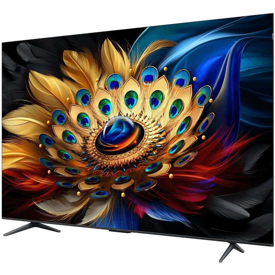 TCL 85C655 TV QLED 85" 4K Ultra HD Smart TV Wi-Fi Classe F colore cornice nero