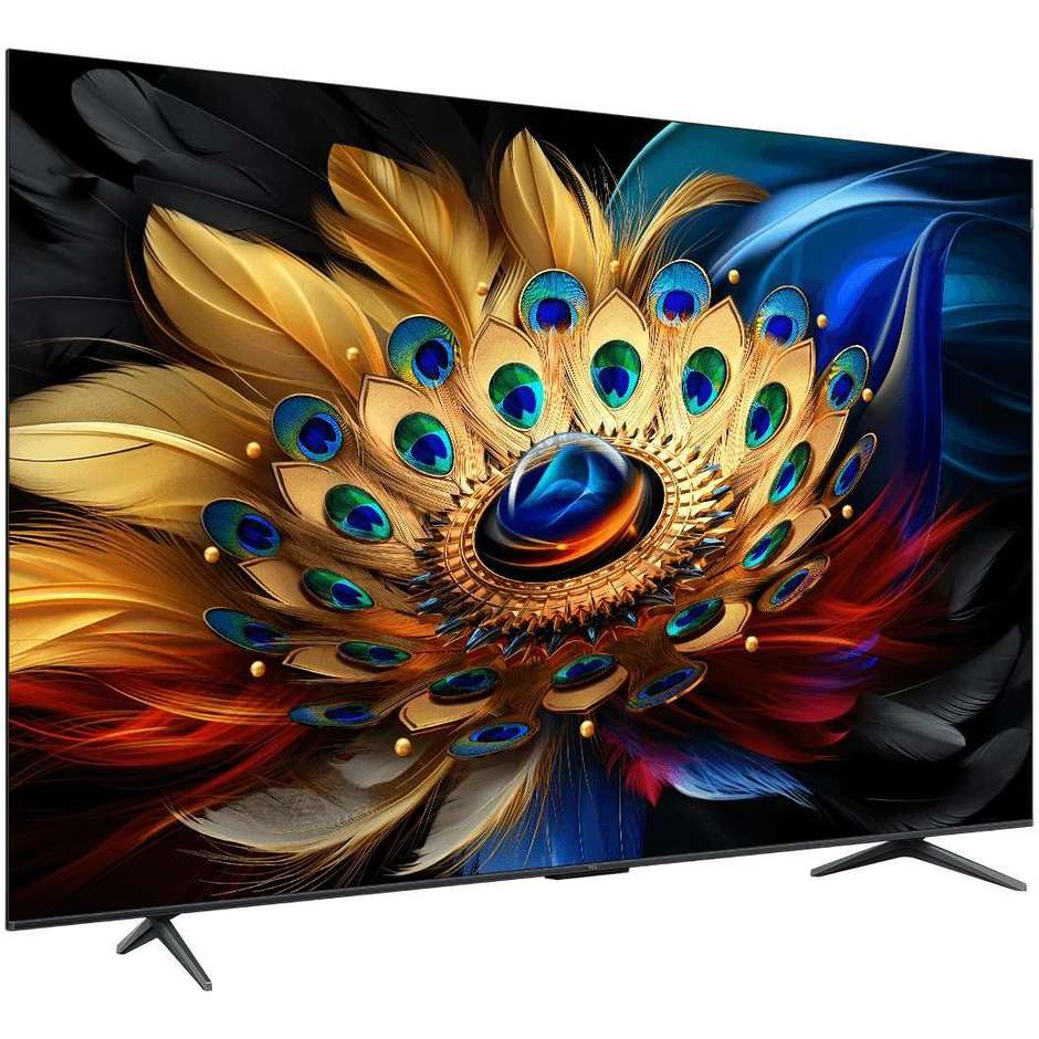 TCL 85C655 TV QLED 85" 4K Ultra HD Smart TV Wi-Fi Classe F colore cornice nero