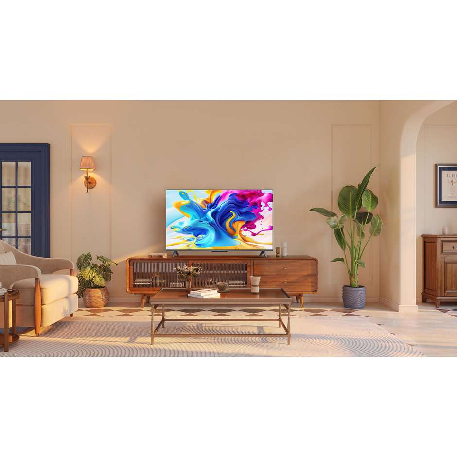 TCL C64 43C645 TV QLED 43" 4K Ultra HD Smart TV Classe G Colore Nero