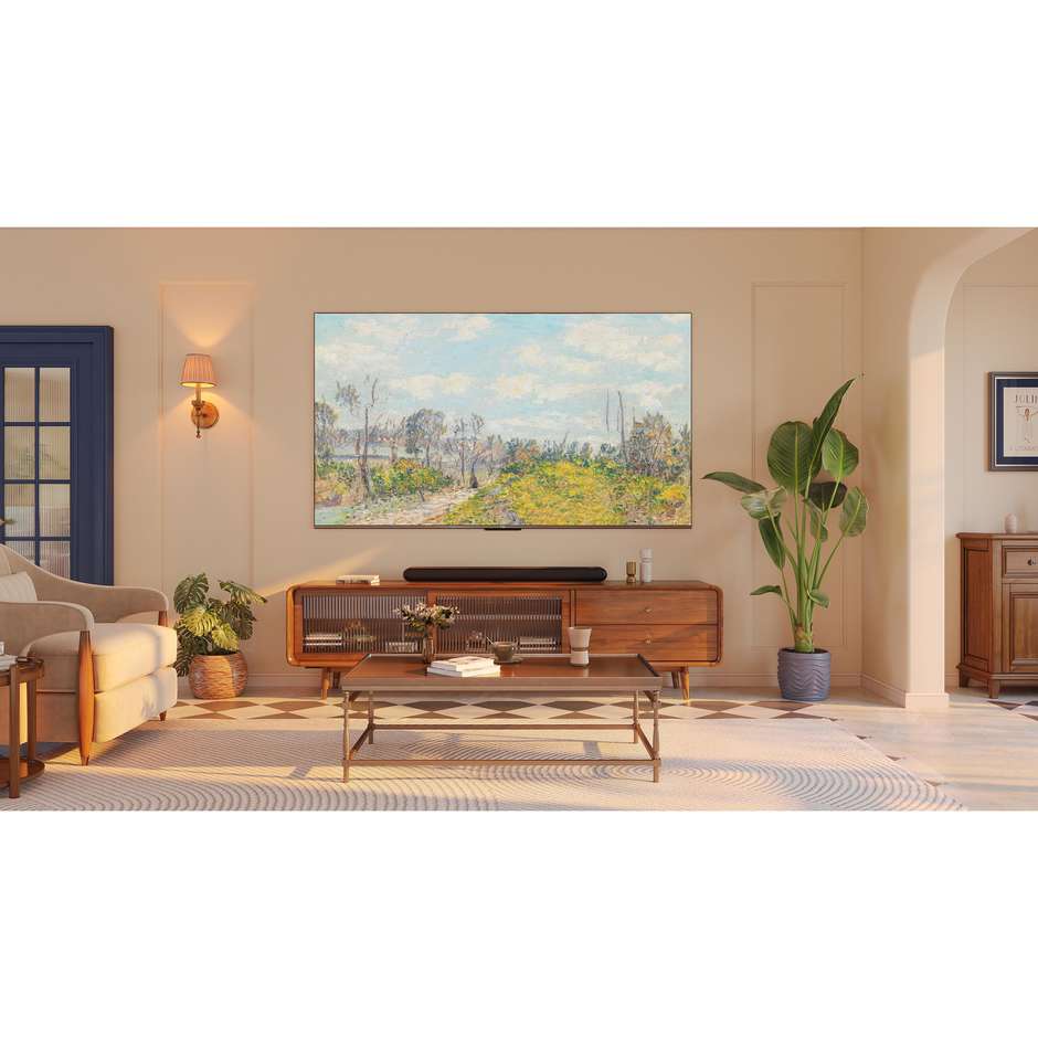 TCL C64 55C645 TV QLED 55" 4K Ultra HD Smart TV Classe G Colore Nero