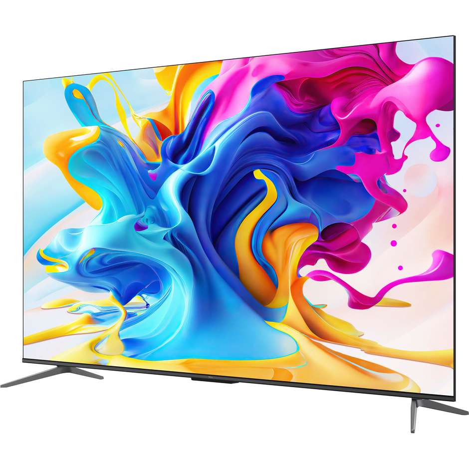 TCL C64 85C645 TV QLED 85" 4K Ultra HD Smart TV Wi-Fi Classe G Colore Nero