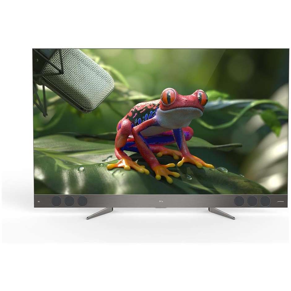 TCL U65X9006 Xess X2 Tv QLED 65" 4K Ultra HD HDR Smart Tv Android Tv classe A colore argento