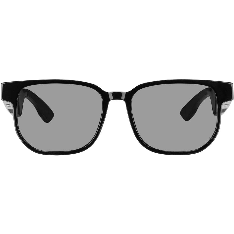 Tech Pop Bluetooth Audio Sunglasses Black Occhiali Smart Bluetooth Neri