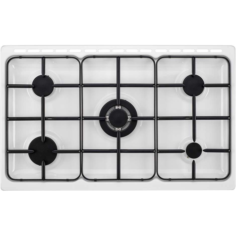 Tecnogas P965GVW cucina 90x60 5 fuochi a gas forno a gas ventilato con grill elettrico 103 litri classe A colore bianco