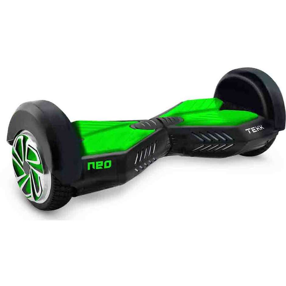 TEKK hoverboard 8 NEO 12 Km/h verde fluo monopattino elettrico