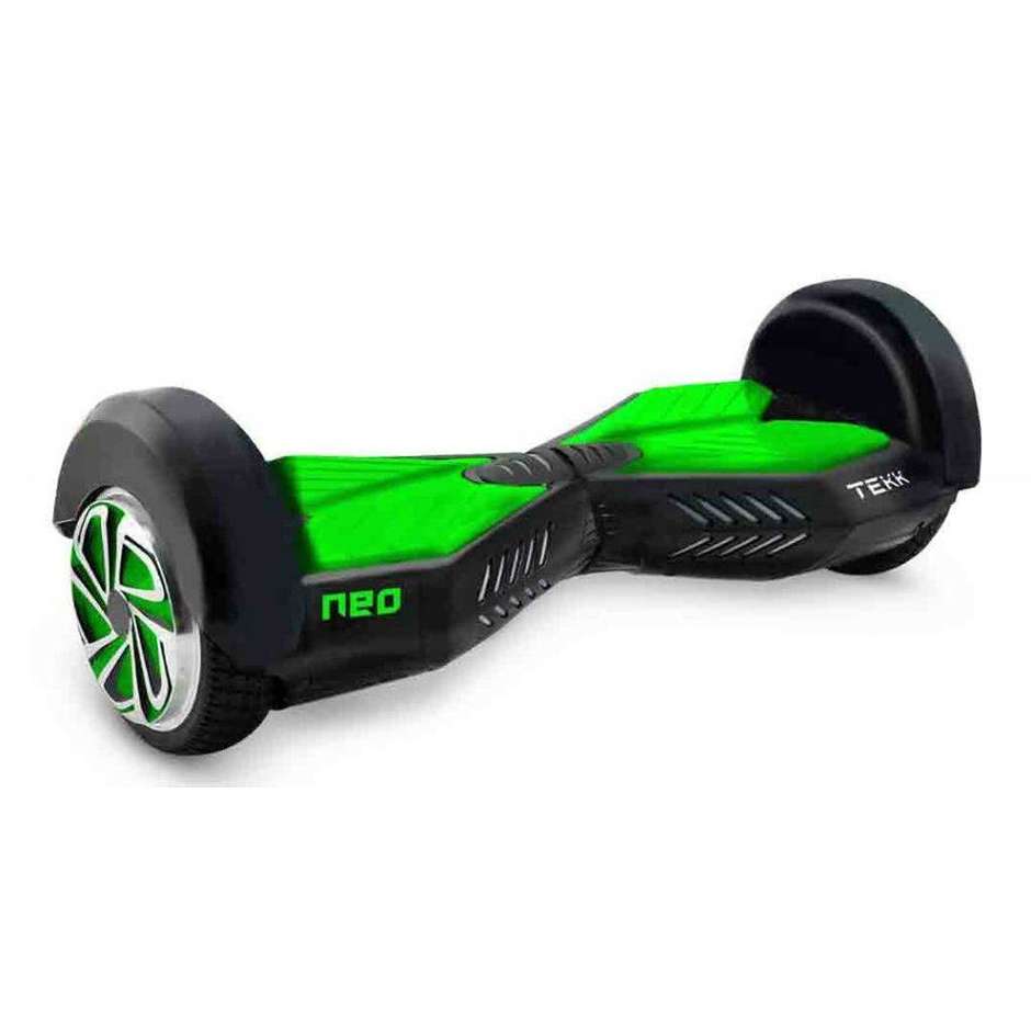 TEKK hoverboard 8 NEO 12 Km/h verde fluo monopattino elettrico