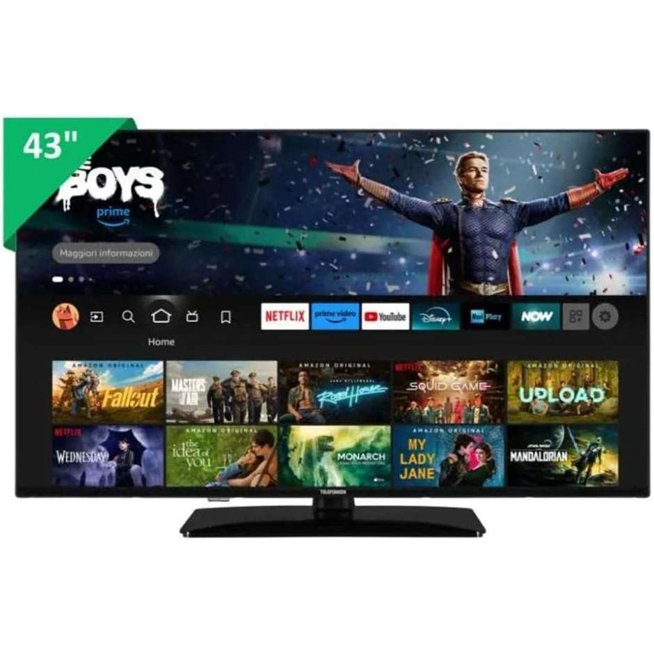 Telefunken TE43759S48U4P Smart TV 43" 4K UHD Fire TV