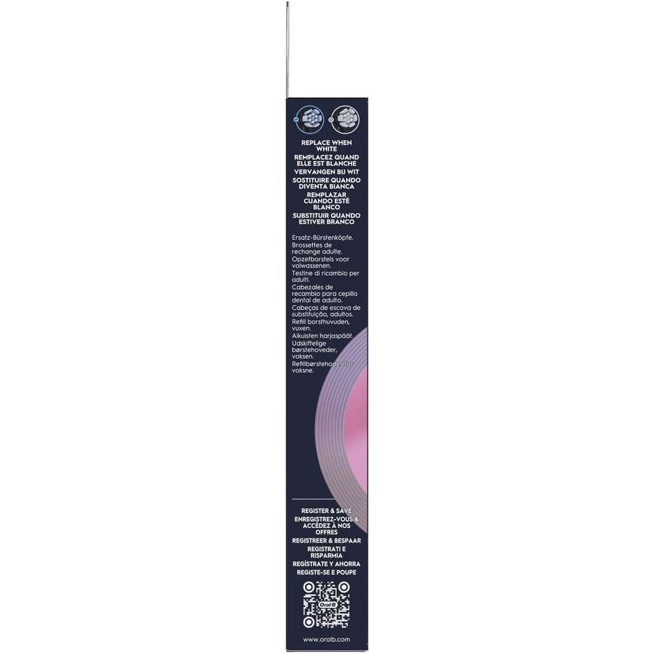 testine di ricambio oral-b io gentle care nero2 p