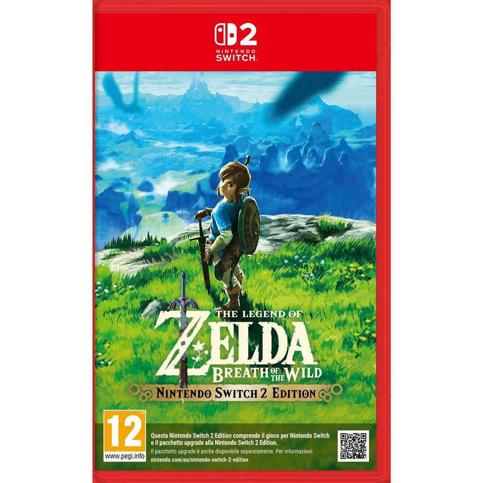 The Legend of Zelda: Breath of the Wild Switch 2 Edition (10016293) Avventura Open World Rimasterizzata 60fps HDR Italiano Scheda di Gioco
