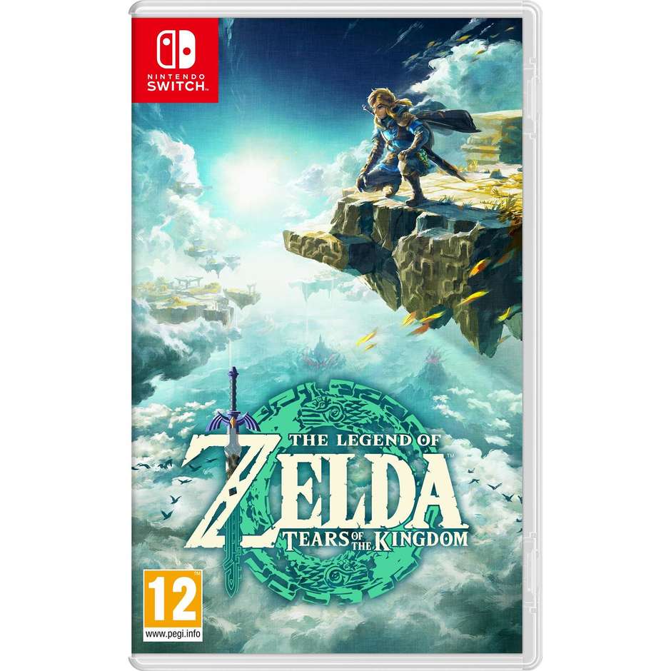 The Legend of Zelda: Tears of the Kingdom per Nintendo Switch (0045496478759) Videogioco di Avventura Open World Edizione Standard Scheda di Gioco