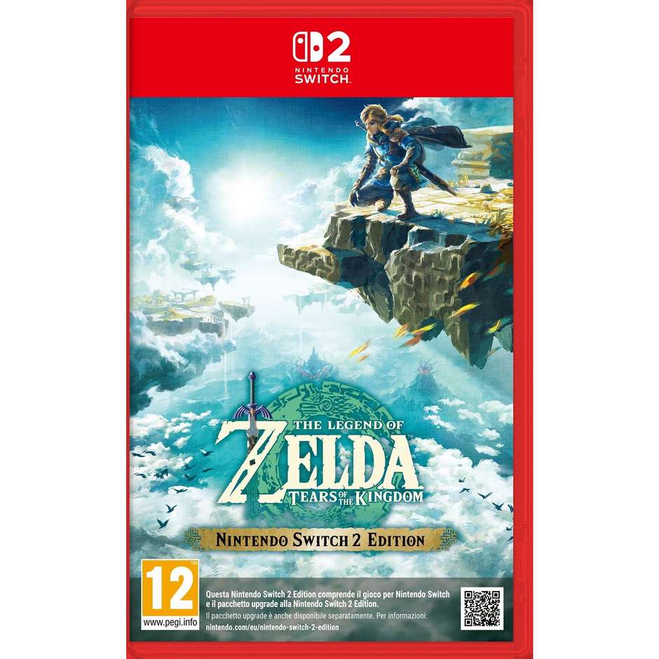The Legend of Zelda: Tears of the Kingdom Switch 2 Edition (10016292) Avventura Open World Grafica Potenziata 60fps HDR Italiano Scheda di Gioco