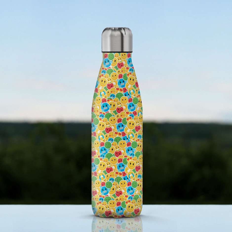 The Steel Bottle Pop Art Series Smile 500 ml in acciaio inox