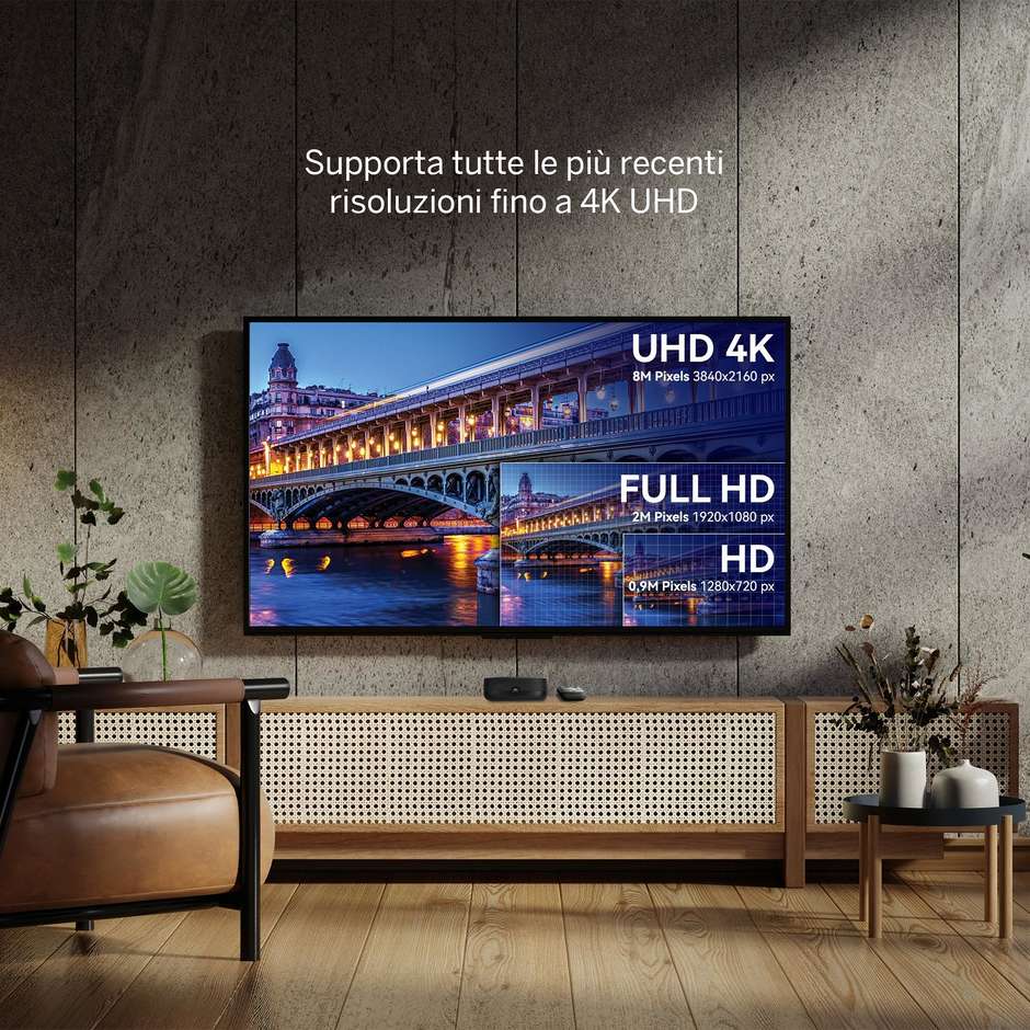 Thomson 270G Google Streaming TV 4K Ultra HD 32 GB Wi-Fi Colore Nero