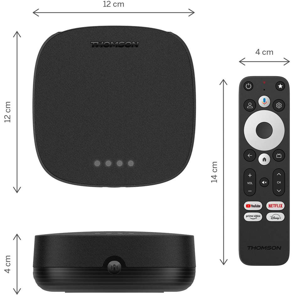 Thomson 270G Supporto a Parete per TV VESA Nero