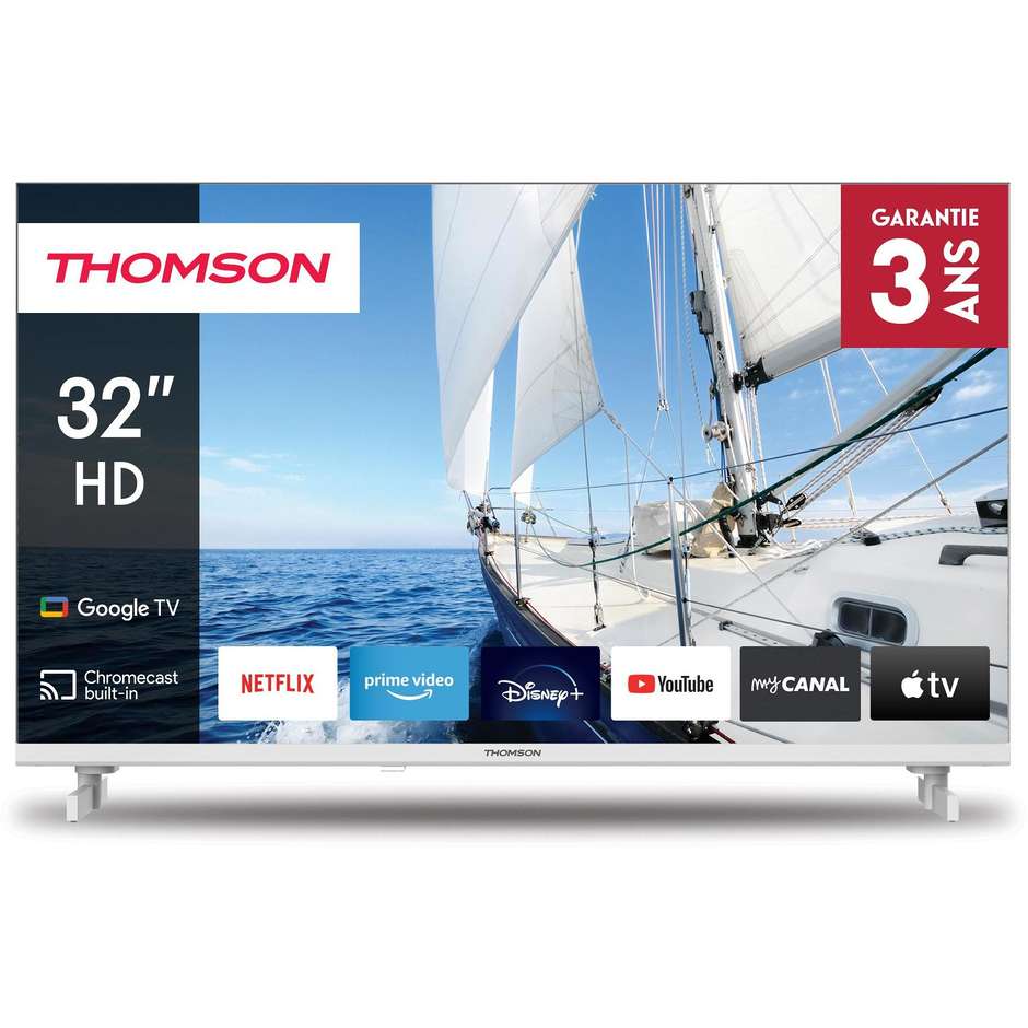 Thomson 32HG2S14W TV LCD 32" HD Smart TV Wi-Fi Classe E Colore Bianco