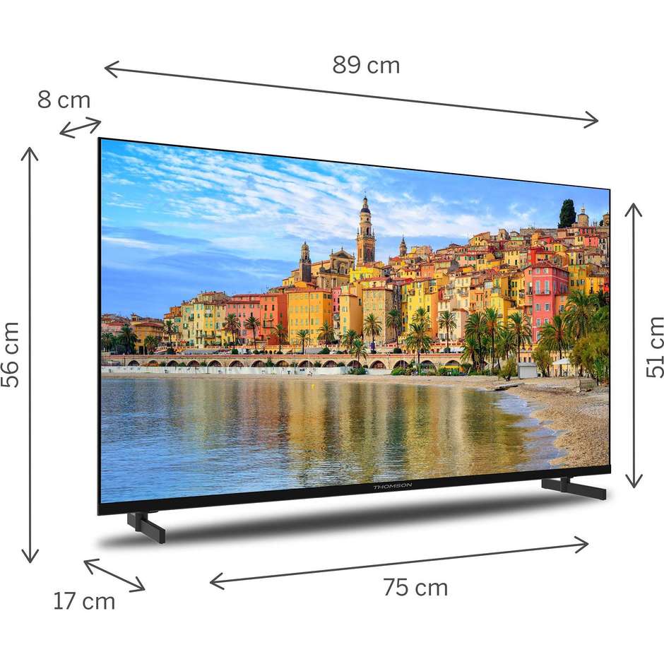 Thomson 40FG2S14 TV Led 40" Full HD Smart TV Wi-Fi Classe E Colore Nero