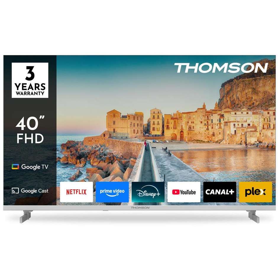Thomson 40FG2S15W TV LCD 40" Full HD Smart TV Wi-Fi Classe E Colore Bianco