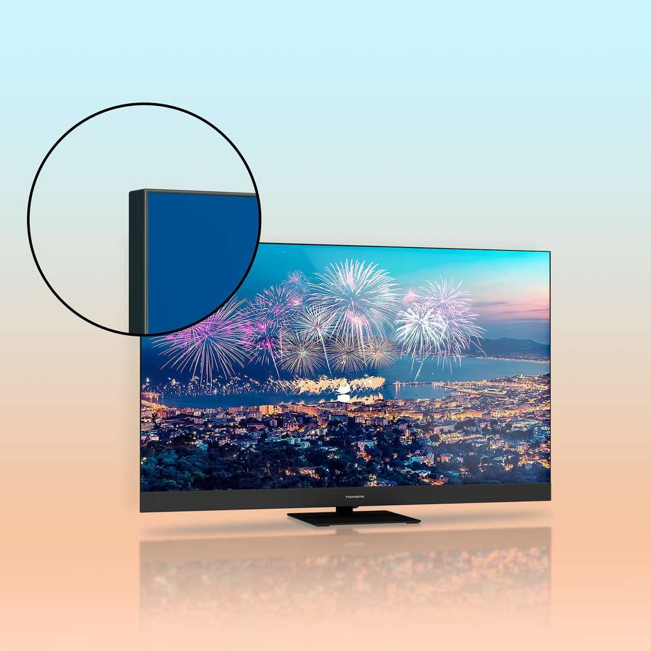 THOMSON 55QG6C14 Smart TV 55" LED 4K Ultra HD Google TV Colore Black