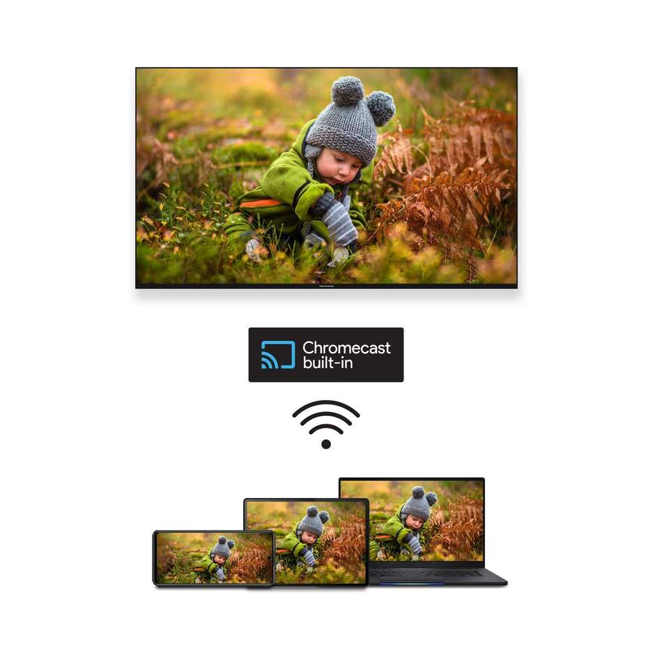 THOMSON 55UA5S13 Smart TV 55" LED 4K Ultra HD Colore Black
