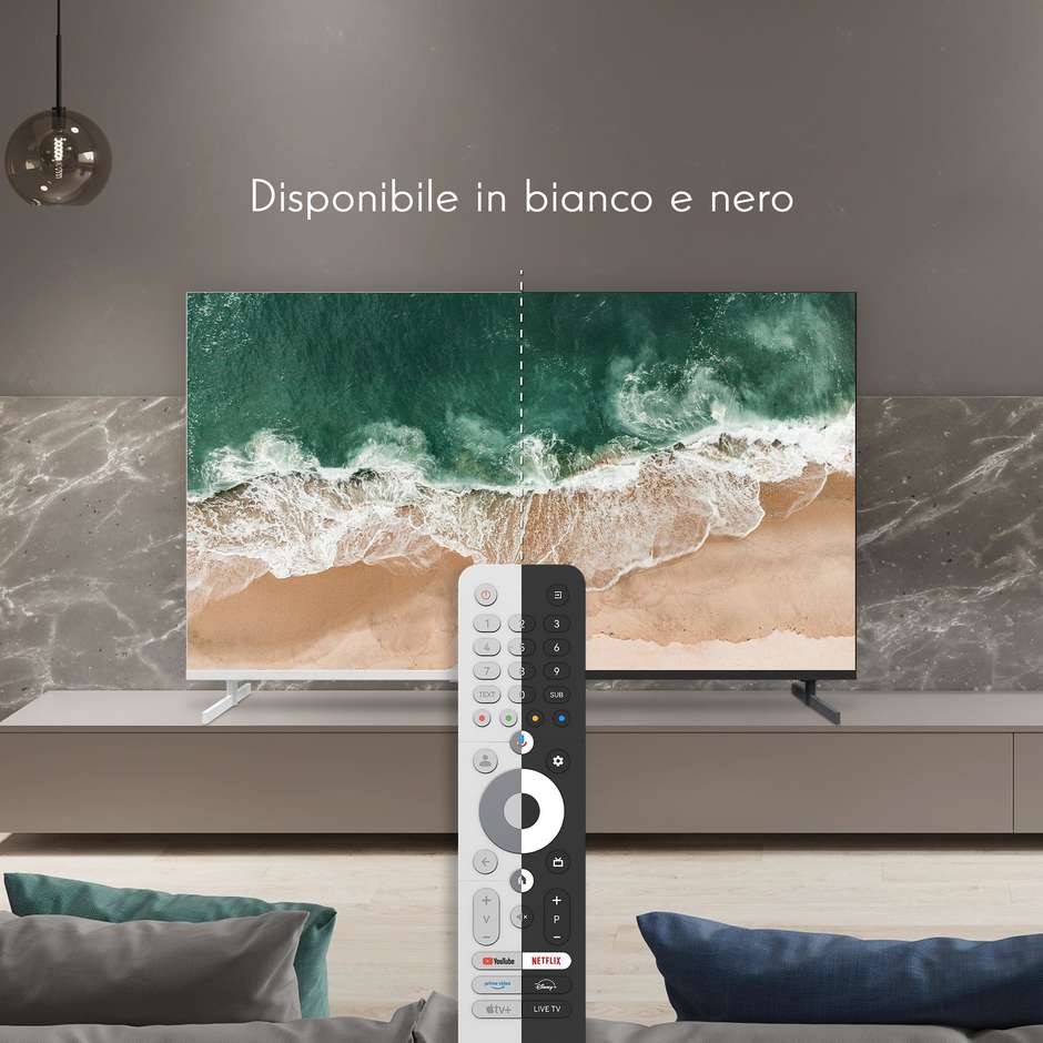 THOMSON 55UG4S14W Smart TV 55" LED 4K Ultra HD Google TV Colore White