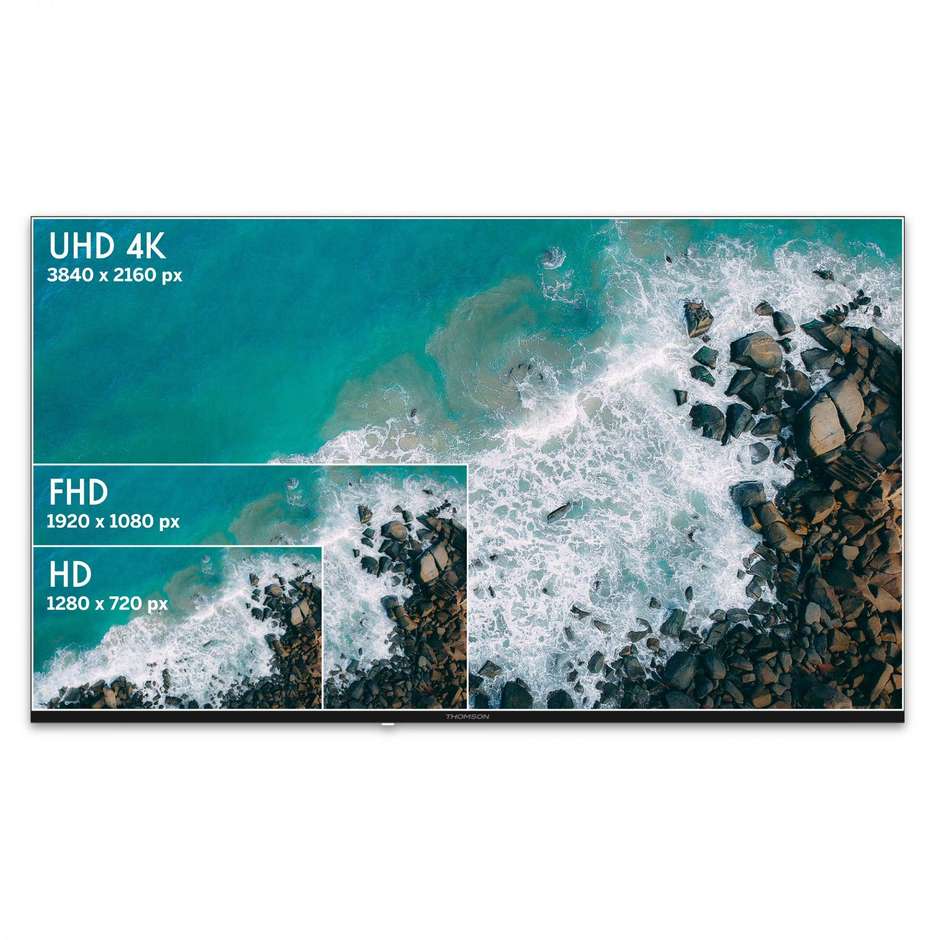 Thomson 65UA5S13 Smart TV LED 65" 4K Ultra HD Wi-Fi DVB-T2 Classe F Nero