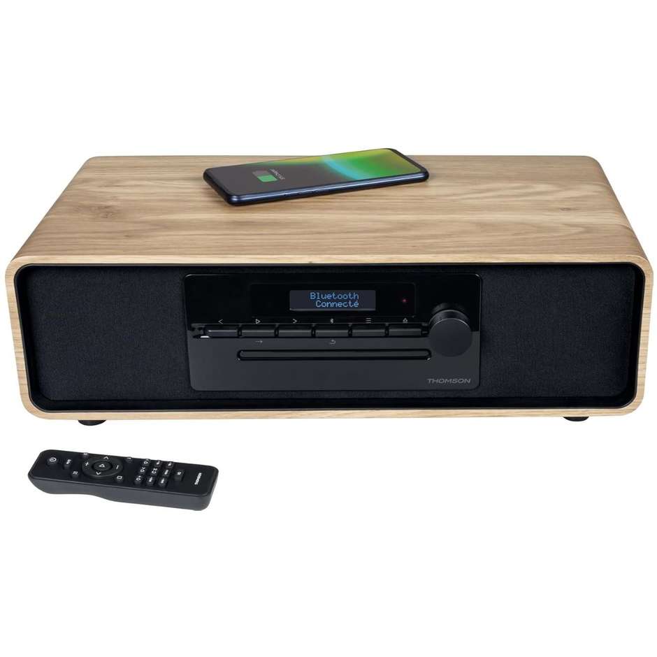 Thomson MIC300IDABBT Sistema Hi-Fi Potenza 60 W Colore Legno