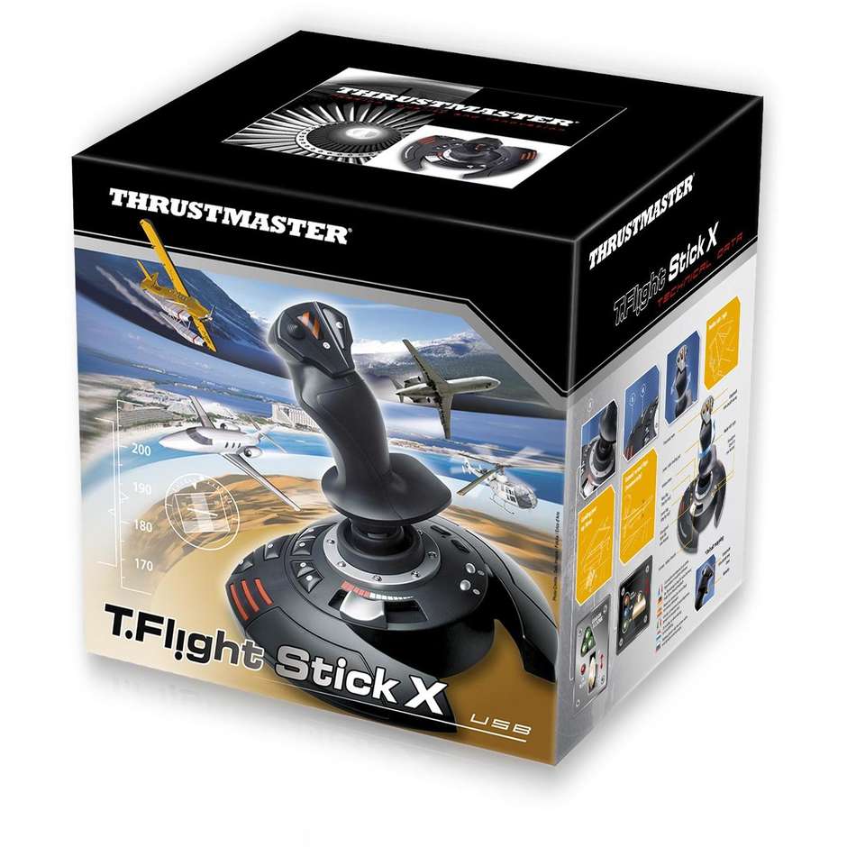 Thrustmaster T-FLIGHT STICK Controller per PC o PlayStation 3 colore nero