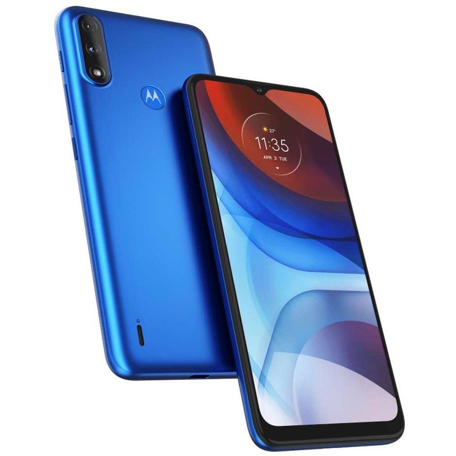 Tim Motorola Moto E7i Power Smartphone 6,5'' Ram 2 Gb Memoria 32 Gb Android colore Tahiti Blue